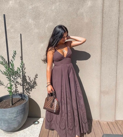 Embroidered Maxi